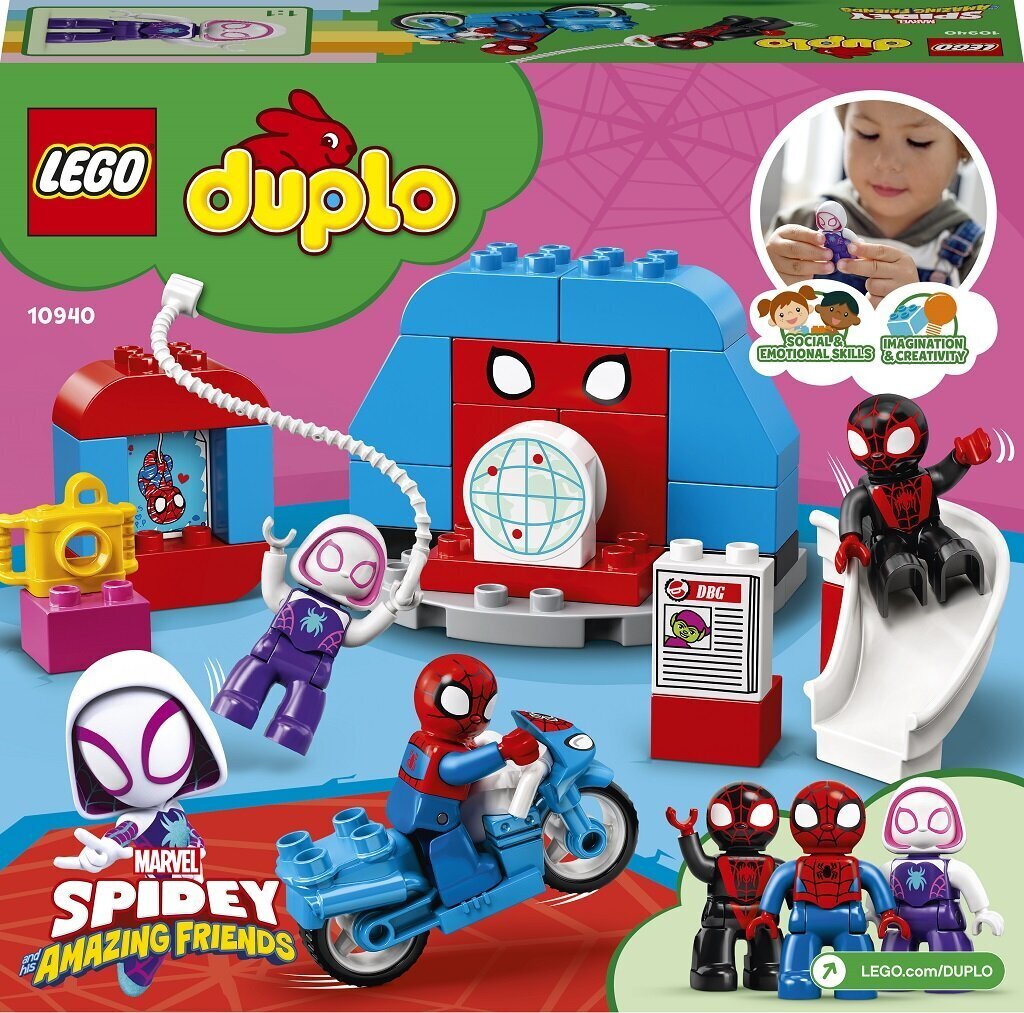 10940 LEGO® DUPLO Žmogaus voro būstinė kaina ir informacija | Konstruktoriai ir kaladėlės | pigu.lt