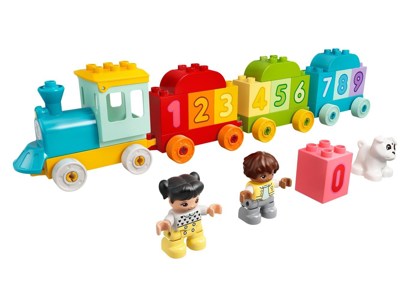 10954 LEGO® DUPLO Skaičių traukinys – išmok skaičiuoti цена и информация | Konstruktoriai ir kaladėlės | pigu.lt