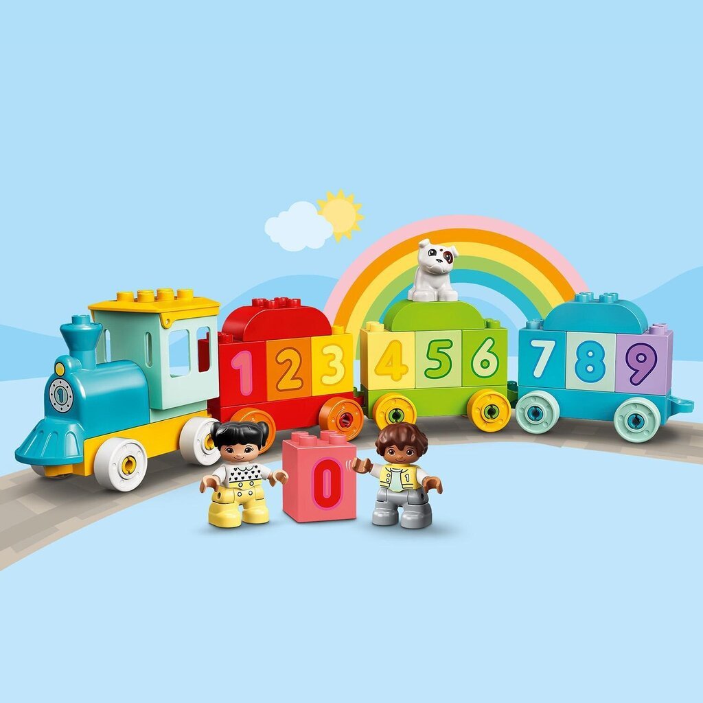 10954 LEGO® DUPLO Skaičių traukinys – išmok skaičiuoti kaina ir informacija | Konstruktoriai ir kaladėlės | pigu.lt