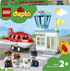 10961 LEGO® DUPLO Town Самолет и аэропорт цена и информация | Конструкторы и кубики | pigu.lt