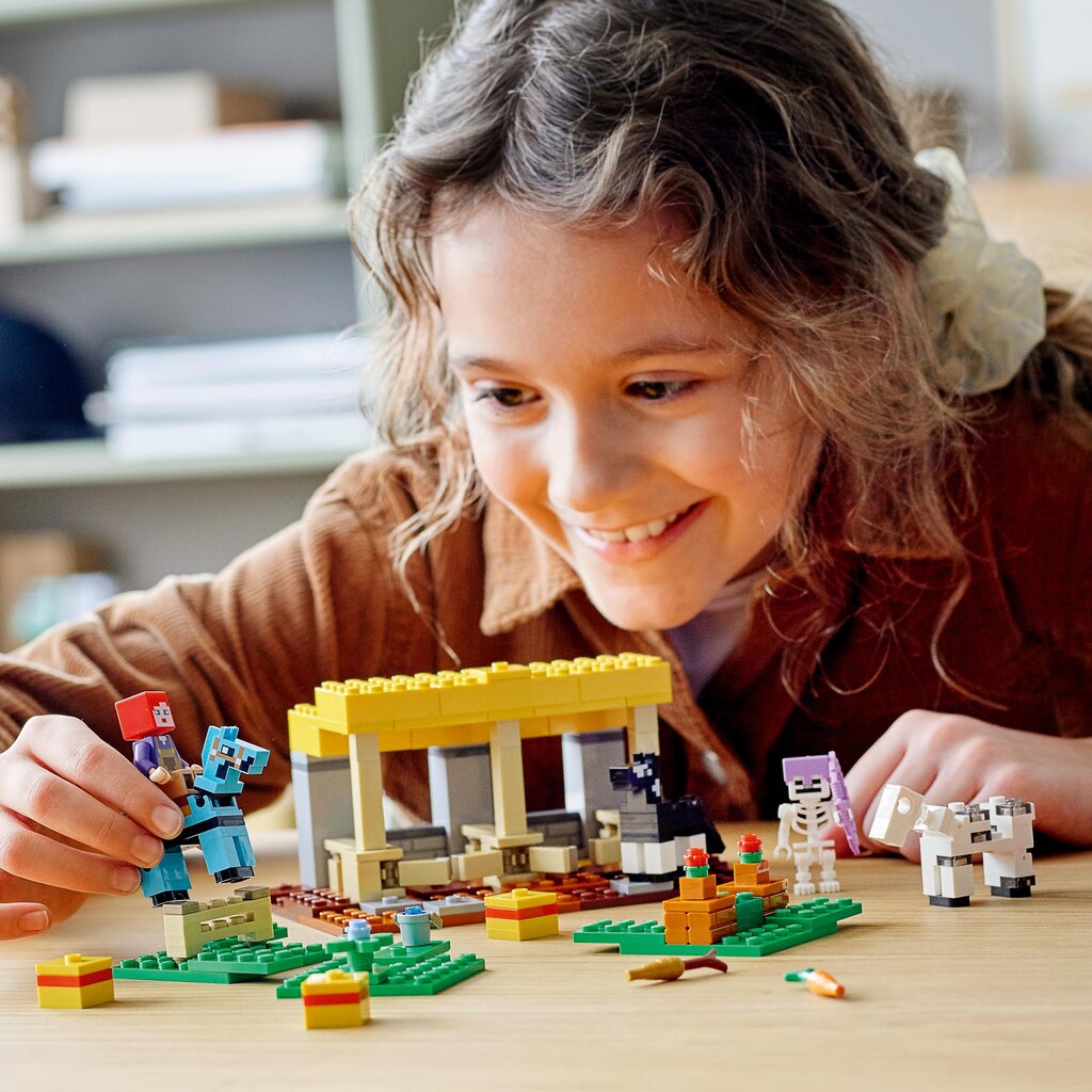 21171 LEGO® Minecraft Žirgynas kaina ir informacija | Konstruktoriai ir kaladėlės | pigu.lt