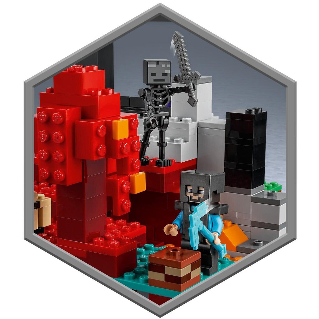 21172 LEGO® Minecraft Portalo griuvėsiai kaina ir informacija | Konstruktoriai ir kaladėlės | pigu.lt