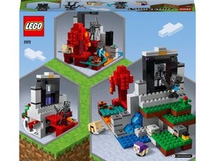 21172 LEGO® Minecraft Portalo griuvėsiai kaina ir informacija | Konstruktoriai ir kaladėlės | pigu.lt