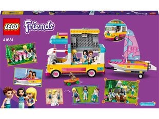 41681 LEGO® Friends Лесной дом на колесах и парусная лодка цена и информация | Конструкторы и кубики | pigu.lt