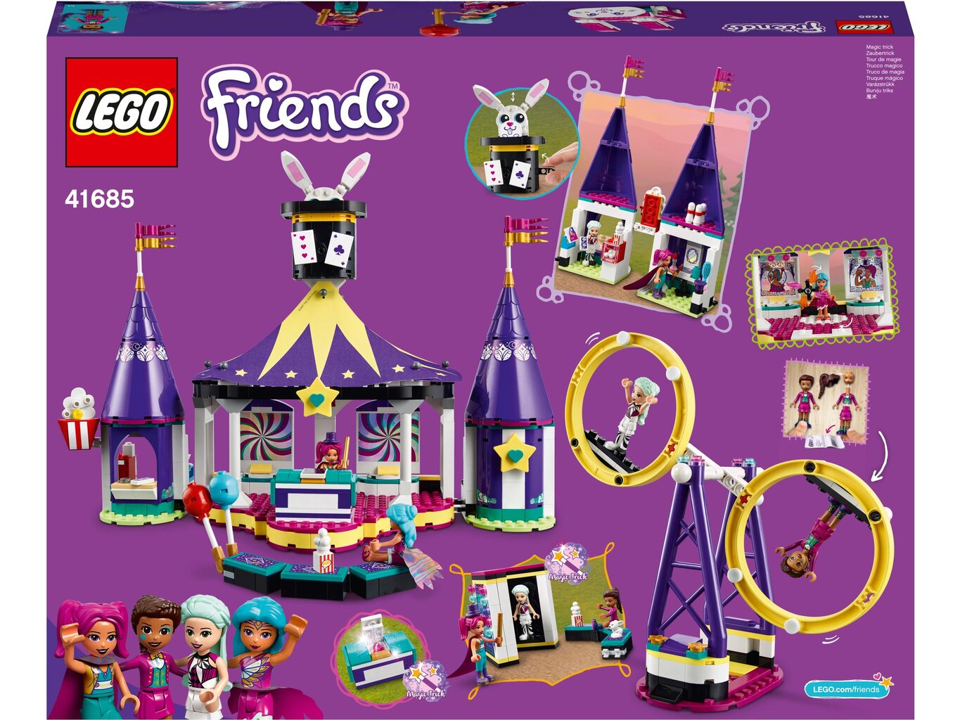 Конструктор американские горки на волшебной ярмарке 41685 LEGO® Friends  цена | pigu.lt