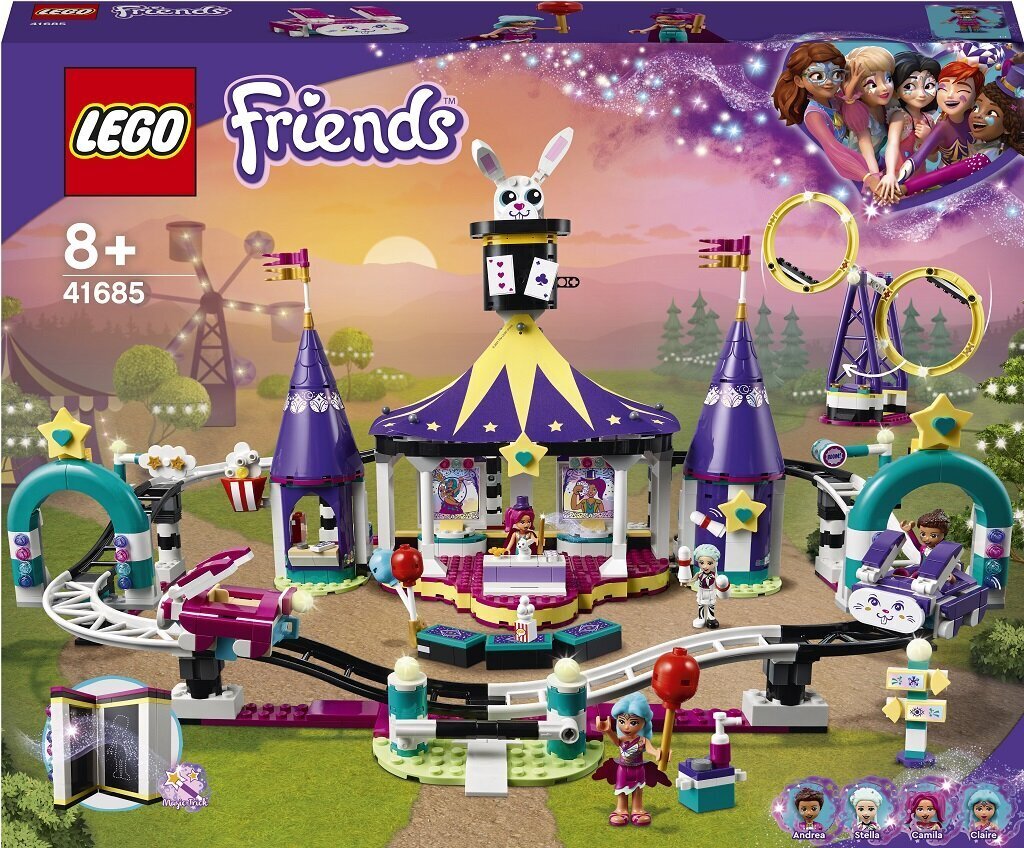 Конструктор американские горки на волшебной ярмарке 41685 LEGO® Friends  цена | pigu.lt