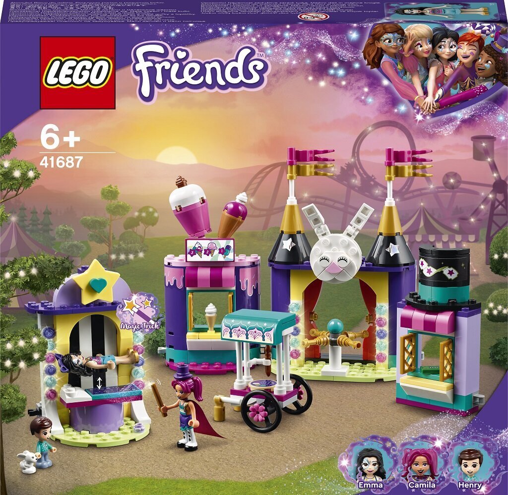 41687 LEGO® Friends Magiški mugės prekystaliai цена и информация | Konstruktoriai ir kaladėlės | pigu.lt