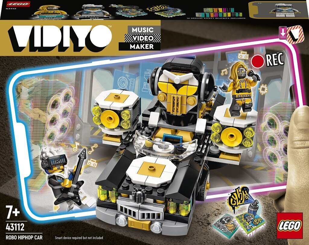 43112 LEGO® VIDIYO Robo HipHop Car цена | pigu.lt