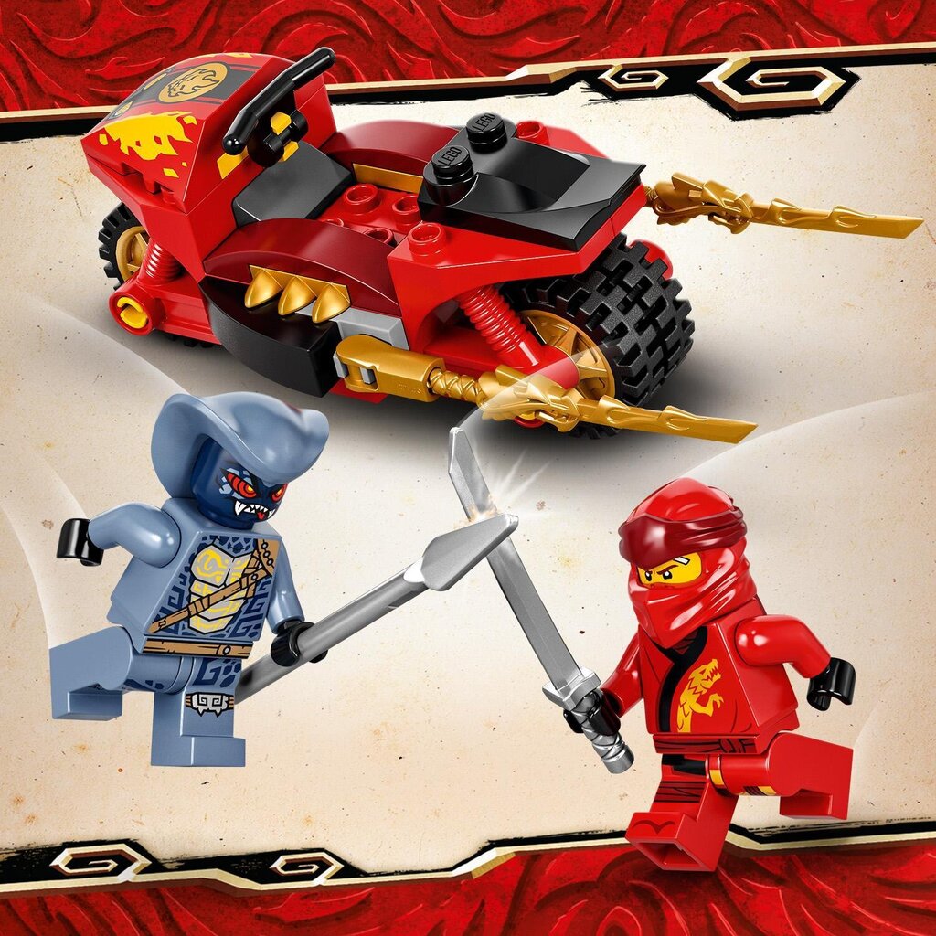 71734 LEGO® NINJAGO Kai ašmenų motociklas цена и информация | Konstruktoriai ir kaladėlės | pigu.lt