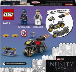 76189 LEGO® Marvel Столкновение Капитана Америки и Гидры цена и информация | Конструкторы и кубики | pigu.lt