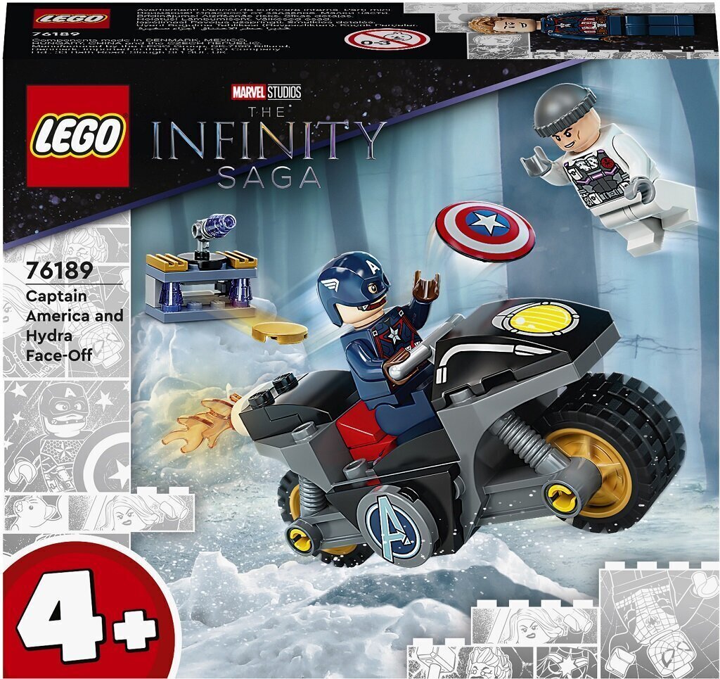 76189 LEGO® Marvel Столкновение Капитана Америки и Гидры цена | pigu.lt