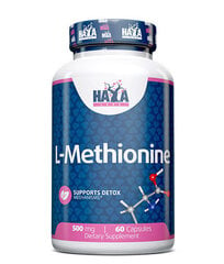 Пищевая добавка Haya Labs L-Methionine 60 капсул цена и информация | Витамины | pigu.lt