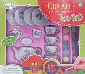 Žaislinis dažomas keramikinis arbatos rinkinys kaina ir informacija | Žaislai mergaitėms | pigu.lt