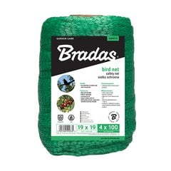 Apsauginis tinklas nuo paukščių BIRD NET, 4x100 m, 10 g/m2, žalias kaina ir informacija | Sodo įrankiai | pigu.lt