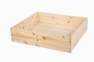 Patalinės dėžė lovai iš medienos masyvo, lakuota kaina ir informacija | Stalčiai, patalynės dėžės | pigu.lt