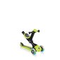 Globber GO-UP Deluxe Lights Lime Green kaina ir informacija | Paspirtukai | pigu.lt