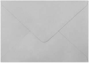 Конверты B6 Pearl, 150 г., 10 шт., серебряный цвет цена и информация | Конверты, открытки | pigu.lt