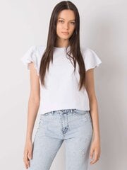 Marškinėliai moterims Shaniece 292005754, balti kaina ir informacija | Marškinėliai moterims | pigu.lt