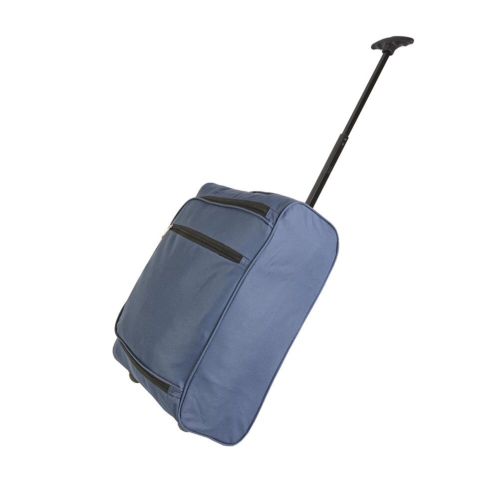 Vidutinis kelioninis krepšys su ištraukiama rankena, mėlynas цена и информация | Kuprinės ir krepšiai | pigu.lt
