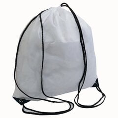Sportinis krepšys su spalvotais dirželiais, baltas kaina ir informacija | Kuprinės ir krepšiai | pigu.lt