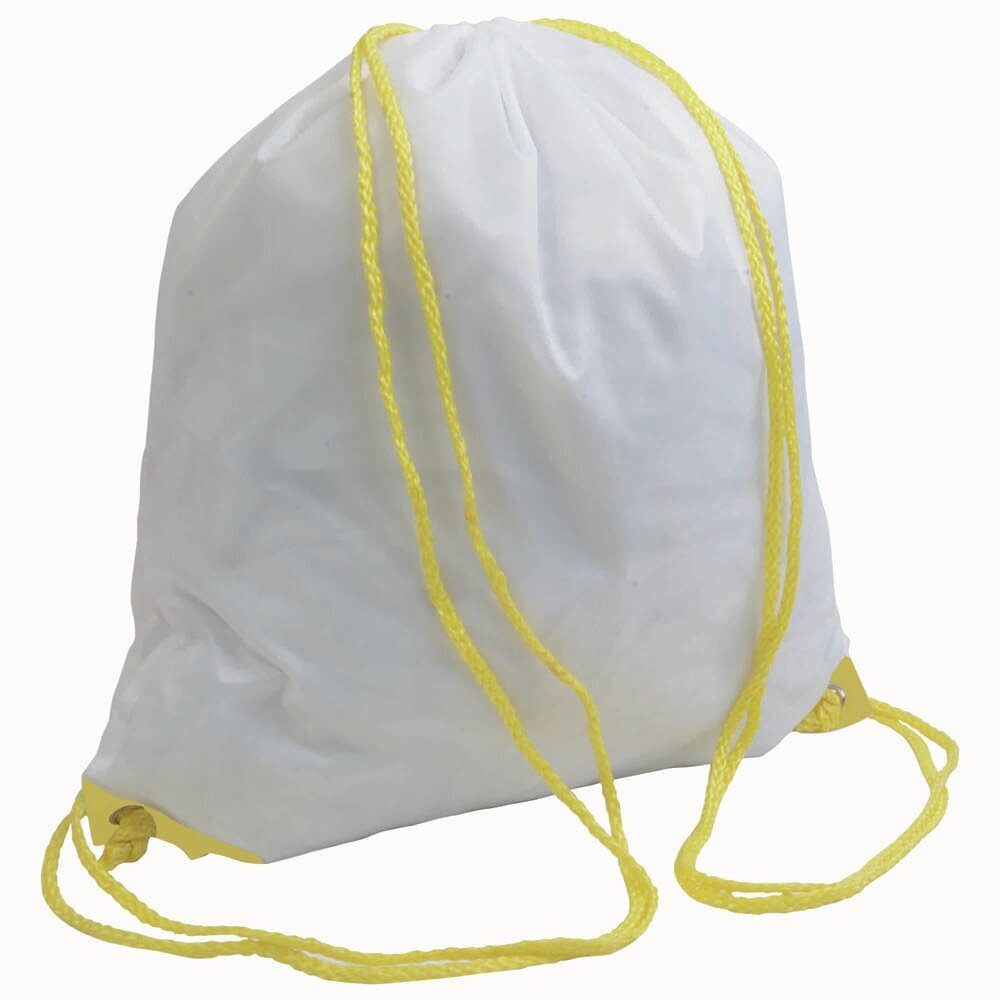 Sportinis krepšys su spalvotais dirželiais, baltas kaina ir informacija | Kuprinės ir krepšiai | pigu.lt