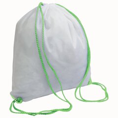 Белый, легкий рюкзак с цветными лямками цена и информация | Рюкзаки и сумки | pigu.lt