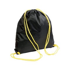 Sportinis krepšys Mmyts su spalvotais pečių dirželiais, juodas kaina ir informacija | Kuprinės ir krepšiai | pigu.lt