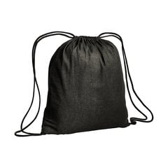 Medvilninis sportinis krepšys Mmyts, juodas kaina ir informacija | Kuprinės ir krepšiai | pigu.lt