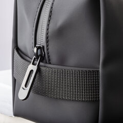 Kosmetikos krepšys Mmyts, juodas, 20 x 13 x 10 cm kaina ir informacija | Kosmetinės, veidrodėliai | pigu.lt