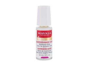 Nagų bazė Mavala Barrier-Base Coat Manucure For Delicate Nails, 10ml цена и информация | Лаки, укрепители для ногтей | pigu.lt