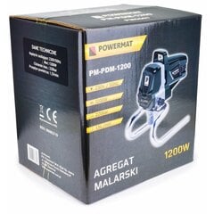 Hidrodinaminis beoris dažymo aparatas PowerMat 1200W kaina ir informacija | Powermat Santechnika, remontas, šildymas | pigu.lt