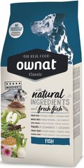 Ownat Classic Fish sausas premium maistas suaugusiems vidutinio aktyvumo šunims su žuvimi 20kg цена и информация | Сухой корм для собак | pigu.lt