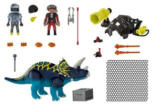 70627 PLAYMOBIL® Dino Rise, Triceratops: Battle for the Legendary Stones kaina ir informacija | Konstruktoriai ir kaladėlės | pigu.lt