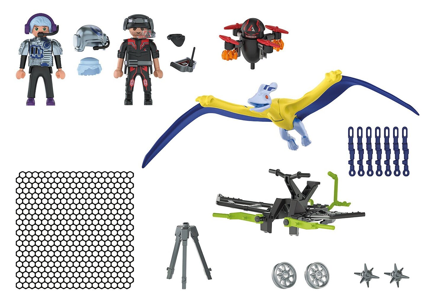 70628 PLAYMOBIL® Dino Rise, Pteranodon: Drone Strike цена и информация | Konstruktoriai ir kaladėlės | pigu.lt