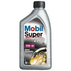 Полусинтетическое моторное масло Mobil Super 2000 10W40, 1 л цена и информация | Моторные масла | pigu.lt