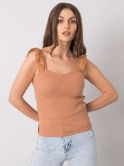 Marškinėliai moterims Amani 292007212, rudi kaina ir informacija | Marškinėliai moterims | pigu.lt