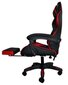 Žaidimų kėdė Malatec, juoda/raudona kaina ir informacija | Biuro kėdės | pigu.lt