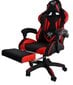 Žaidimų kėdė Malatec, juoda/raudona kaina ir informacija | Biuro kėdės | pigu.lt