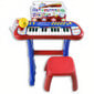Elektroninis pianinas su mikrofonu, stovu ir kėde Bontempi, 13 2410 kaina ir informacija | Lavinamieji žaislai | pigu.lt