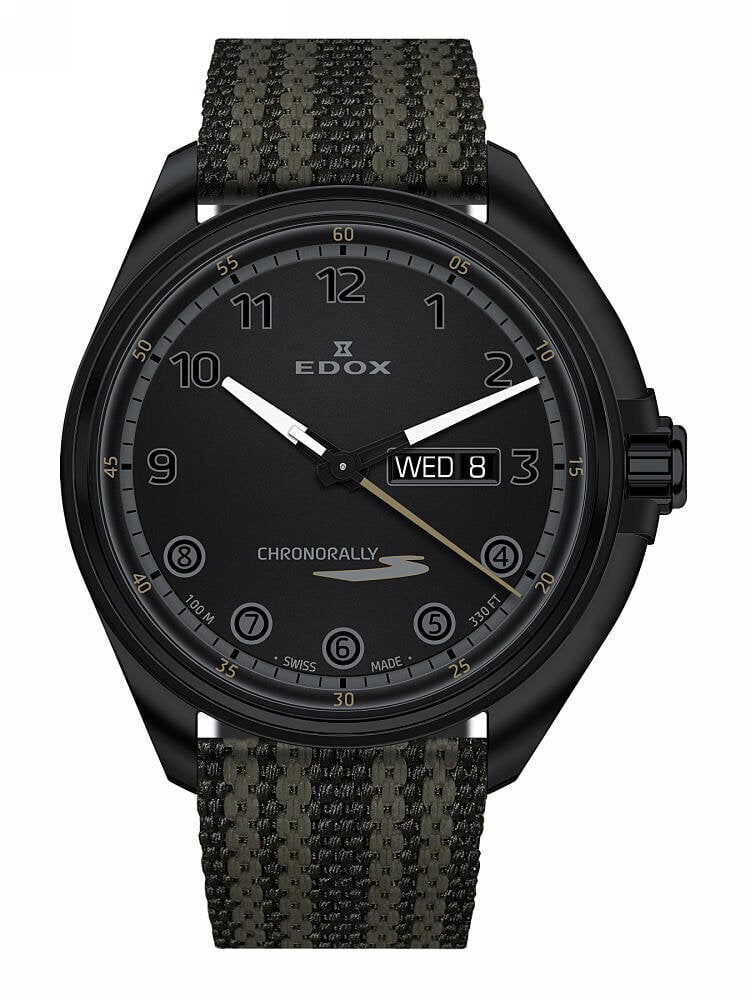 Laikrodis vyrams Edox Chronorally-S 84301 37NNNAG NNV kaina ir informacija | Vyriški laikrodžiai | pigu.lt