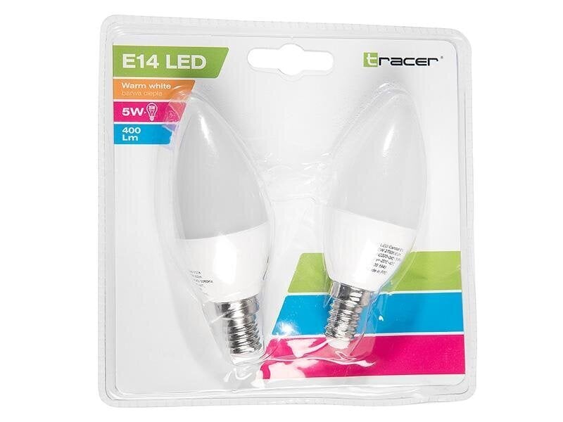 LED lemputė Tracer 46499 E14 5W 400 lm kaina ir informacija | Elektros lemputės | pigu.lt