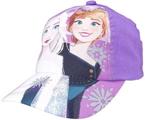 Setino Бейсболка Frozen 2 Purple цена и информация | Шапки, перчатки, шарфы для девочек | pigu.lt