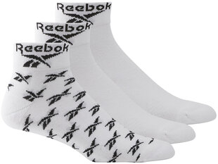 Reebok Носки Cl Fo Ankle Sock 3P White GG6674/37-39 цена и информация | Мужские носки | pigu.lt