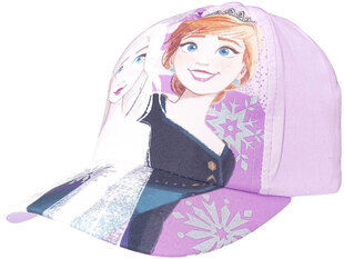 Setino Бейсболка Frozen 2 Purple цена и информация | Шапки, перчатки, шарфы для девочек | pigu.lt