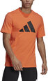 Marškinėliai vyrams Adidas M Fi Tee Bos A Orange GP9508, oranžiniai