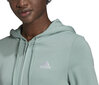 Džemperis moterims Adidas W Lin Ft Fz Hd GL0795, žalias kaina ir informacija | Džemperiai moterims | pigu.lt