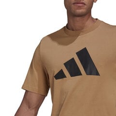 Marškinėliai vyrams Adidas M Fi Tee Bos A GP9507, rudi kaina ir informacija | Vyriški marškinėliai | pigu.lt