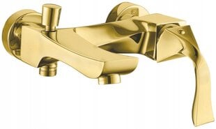 Vonios dušo komplektas su maišytuvu Mexen Estrella R-02, Gold цена и информация | Смесители | pigu.lt