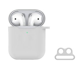 Чехол Devia Naked Silicone на Apple Airpods белый цена и информация | Аксессуары для наушников | pigu.lt