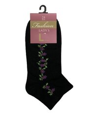 Trumpo dizaino kojinės moterims, juodos kaina ir informacija | Moteriškos kojinės | pigu.lt